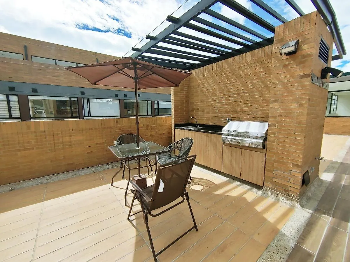 Apto Chapinero: Terraza Y Vista Daire Bogotá